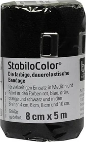 Bort Medical StabiloColor Bandage schwarz, 8cm x 5m, 1 Stück