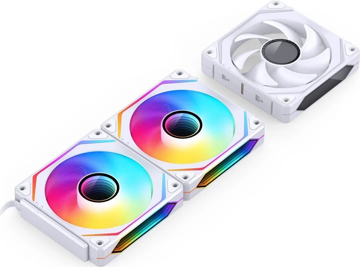 Jonsbo ZL-120W, weiß, 120mm, 3er-Pack