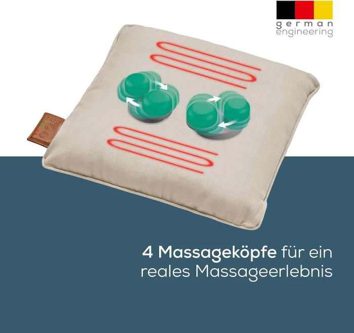 Beurer MG 139 Akku-Shiatsu-Massagekissen beige