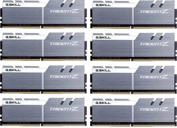 G.Skill Trident Z silber/weiß UDIMM 64GB Kit, DDR4-4200, CL19-19-19-39