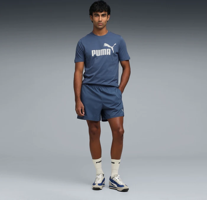 Puma Essentials 2 Colour No. 1 Logo T-Shirt kurzarm dark indigo (Herren)