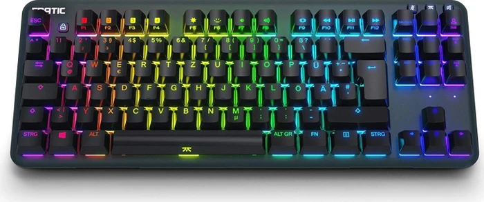Fnatic miniSTREAK Tenkeyless Mechanical Keyboard, MX SILENT RGB RED, USB, DE