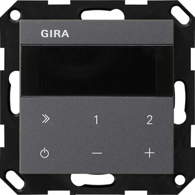 Gira Unterputz-Radio IP, anthrazit