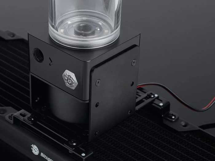Bitspower D5 Top Reservoir DRGB, schwarz