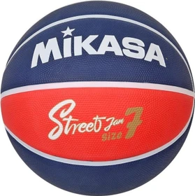 Mikasa BB502B Street Jam Basketball navy blue/red/white