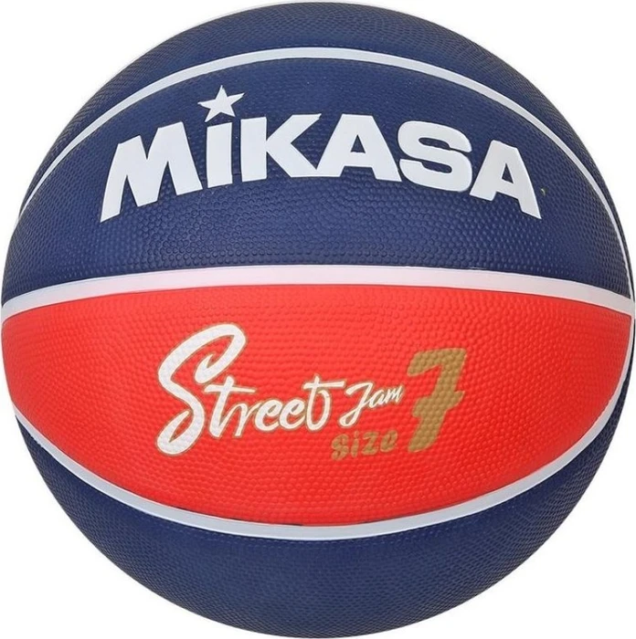 Mikasa BB502B Street Jam Basketball navy blue/red/white