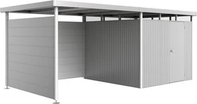 Biohort Seitenwand für HighLine H4 Seitendach silber-metallic