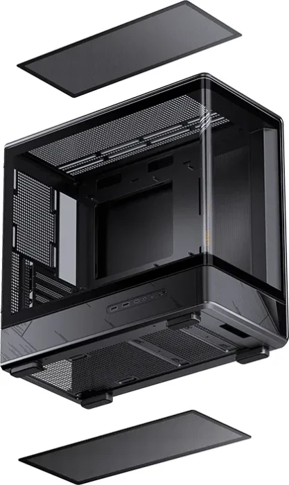 Jonsbo D200 Black, Glasfenster