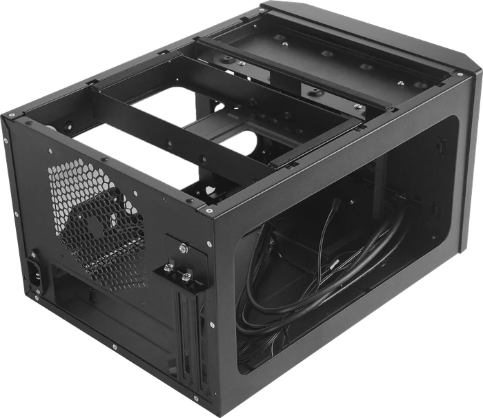 Chieftec Mesh Pro Cube Mini CN-01B, schwarz, Mini-ITX