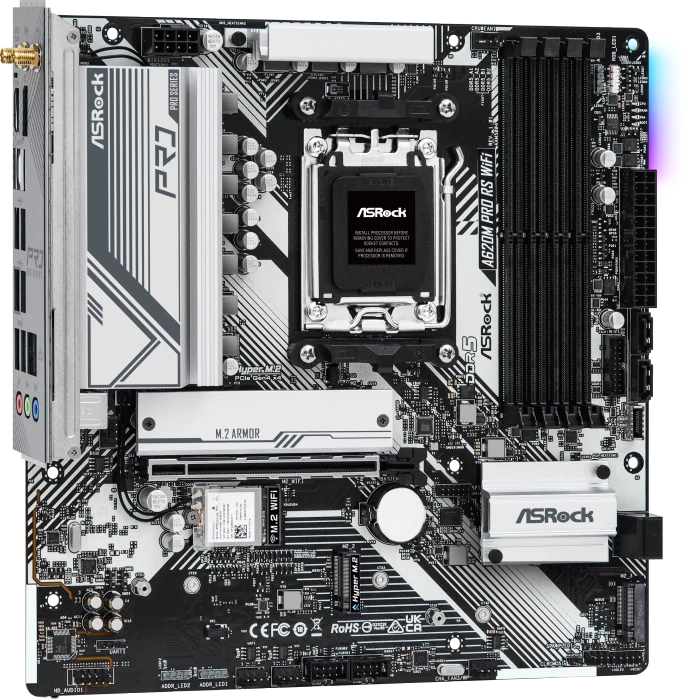 ASRock A620M Pro RS WiFi (AMD AM5)