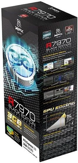 XFX Radeon HD 7970 Black Edition Single Fan, 3GB GDDR5, DVI, HDMI, 2x mDP