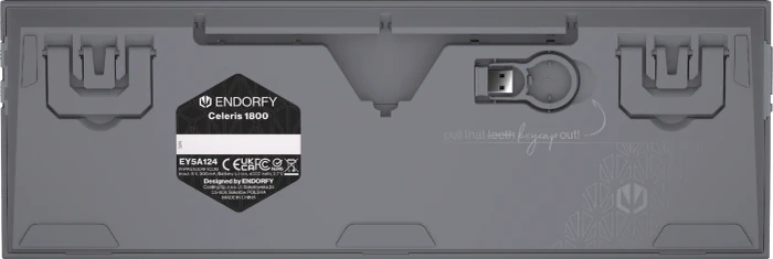 Endorfy Celeris 1800, grau, Endorfy YELLOW, USB/Bluetooth, US