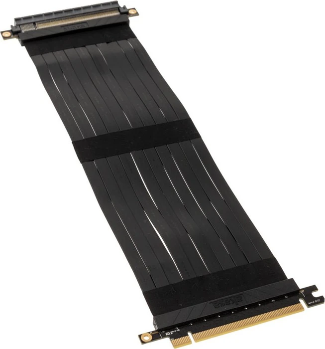 Akasa Riser Black X2 Mark IV Riser Card Cable, gerade, PCIe 3.0, 300mm