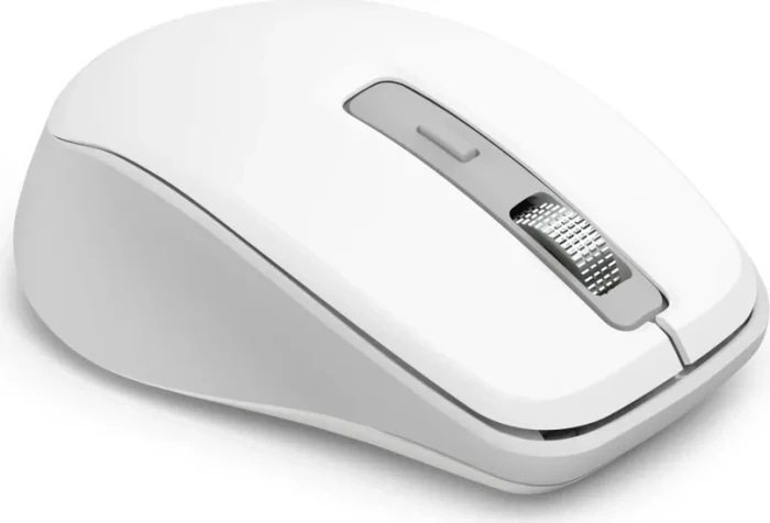 Hama WM-450 Silent Wireless Multi-Device Mouse weiß/grau, USB/Bluetooth