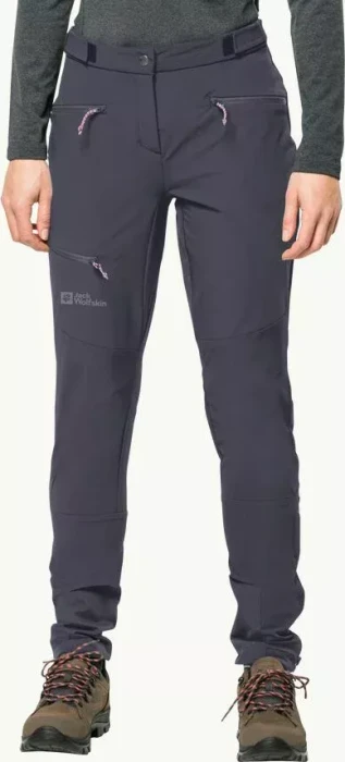 Jack Wolfskin Salmaser Hose lang graphite (Damen)