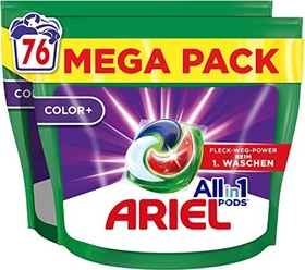 Ariel Color+ Allin1 Pods Waschmittel, 76 Stück