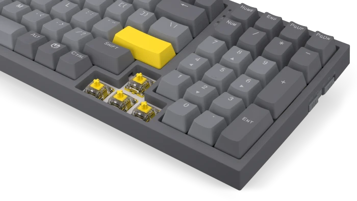 Endorfy Celeris 1800, grau, Endorfy YELLOW, USB/Bluetooth, US