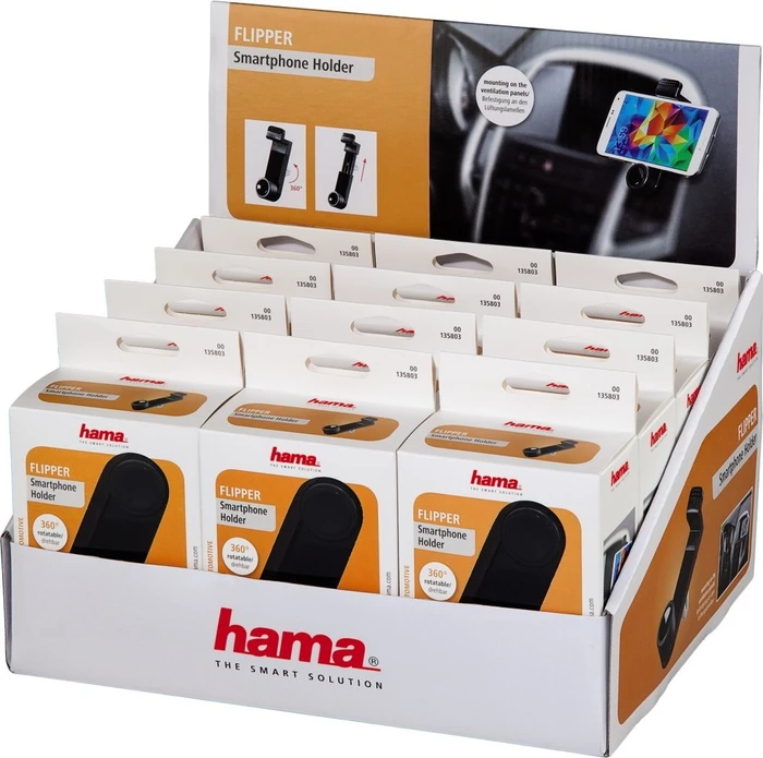 Hama Flipper Universal-Kfz-Halterung 4.8-9cm für Smartphones