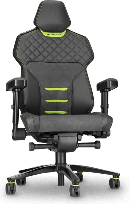 Backforce One Plus Gamingstuhl, schwarz/grün