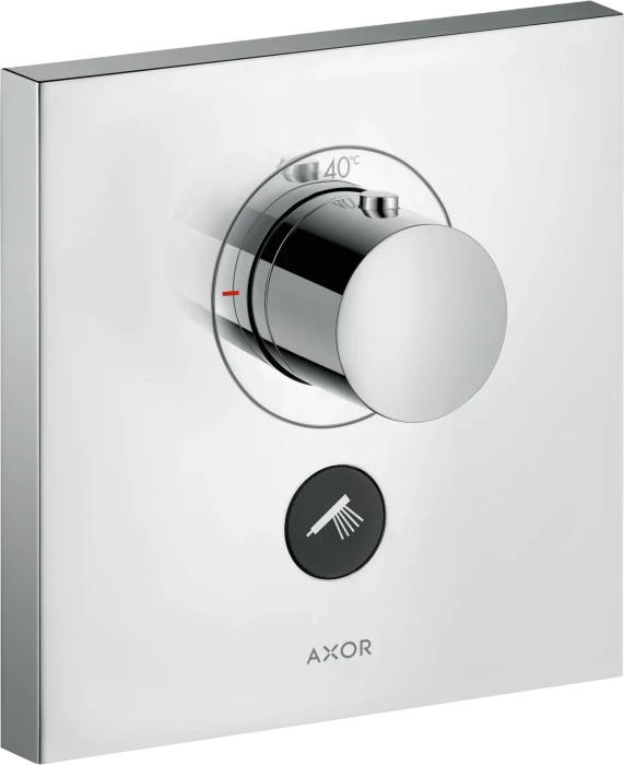 Hansgrohe Axor ShowerSelect Thermostat HighFlow Unterputz eckig für 1 Verbraucher und einen zusätzlichen Abgang chrom
