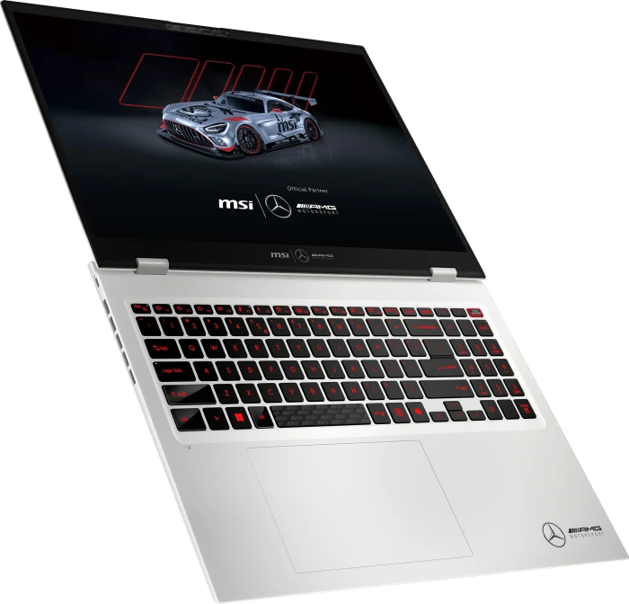 MSI Prestige 16 AI+ Mercedes-AMG Motorsport B2VMG-209, Urban Silver, Core Ultra 9 288V, 32GB RAM, 2TB SSD, DE