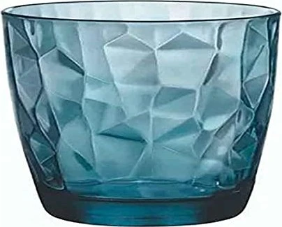 Bormioli Rocco Diamond D.O.F. Glas ocean blue, 6 Stück