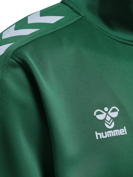 hummel Core XK Poly Zip Sweat Trainingsjacke evergreen