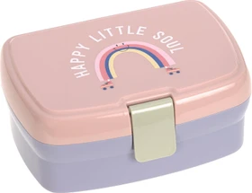 Lässig Tiny Outdoor Regenbogen Kinder Brotdose rosa lila
