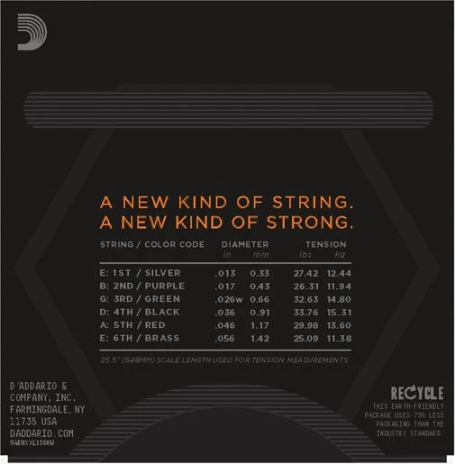 D'Addario NYXL Medium Wound 3rd