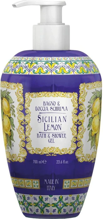 Rudy Profumi Le Maioliche Sicilian Lemon Bad- & Duschgel, 700ml