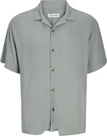 Jack & Jones Relaxed Fit Hemd kurzarm iceberg green (Herren)