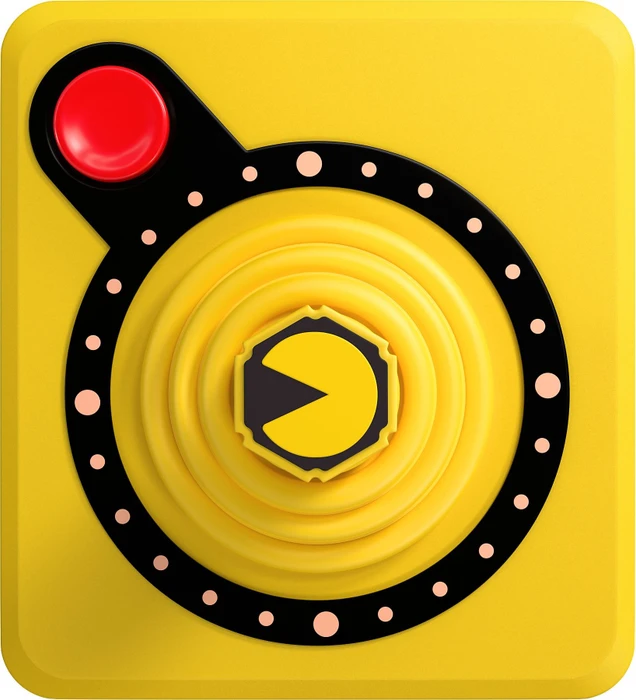 Atari CX40+ Wireless Joystick Pac-Man Edition gelb