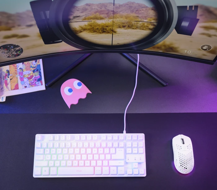 Trust Gaming GXT 929W Helox Wireless, weiß, USB