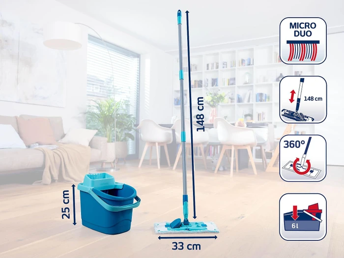 Leifheit PowerClean M Bodenwischer-Set