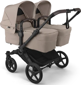 Bugaboo Donkey 6 Twin Gestell schwarz desert taupe