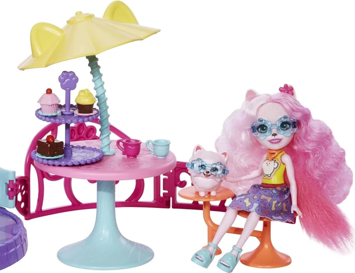 Mattel Enchantimals - City Tails - Stadt-Haus & Café Spielset