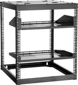 Vevor Universalgestell 12HE, ohne Räder, schwarz, 585mm tief