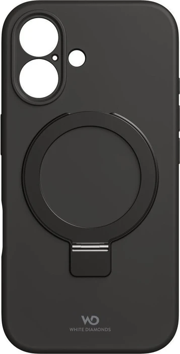 White Diamonds Mag Urban Stand Case für Apple iPhone 16 schwarz