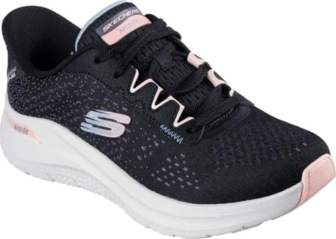 Skechers Arch Fit 2.0 Fresh Pace black mesh/pu/multi trim (Damen)