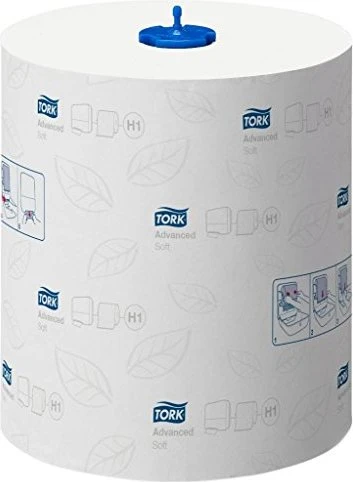 Tork Matic H1 Soft Advanced Papierhandtücher-Rolle 2-lagig weiß, 6 Rollen