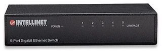 Intellinet Desktop Gigabit Switch, 5x RJ-45