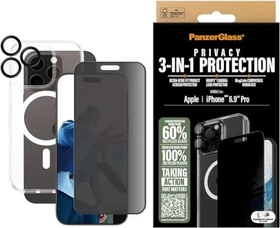 PanzerGlass Hoops Camera Lens Protector für Apple iPhone 16 Pro/16 Pro Max schwarz