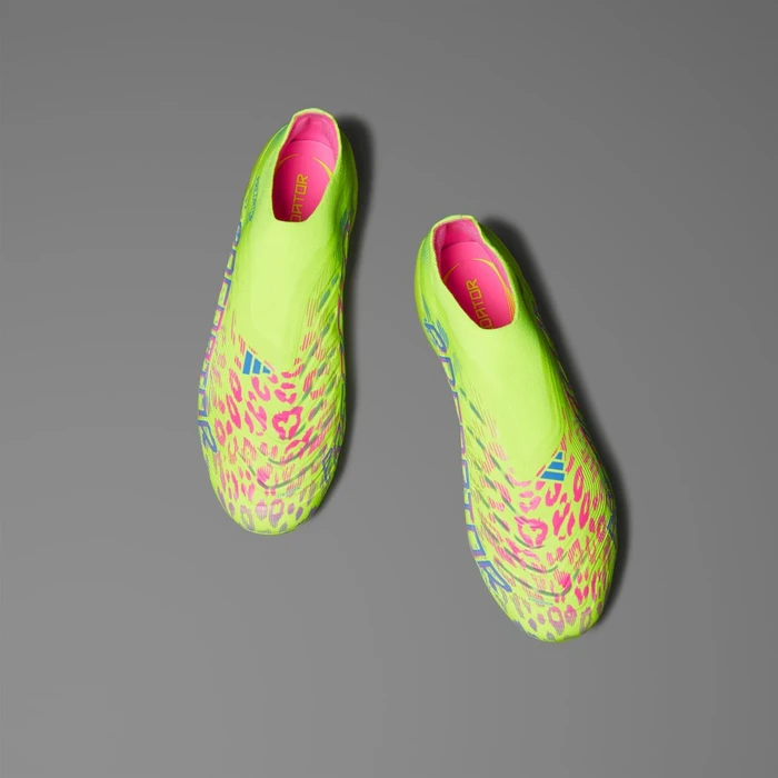 adidas Predator Elite Laceless FG lucid lemon/lucid pink/blue fusion