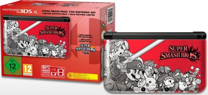 Nintendo 3DS XL Super Smash Bros. - Limited Edition Bundle rot