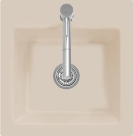 Villeroy & Boch Subway 50 S Einbau Becken mittig almond