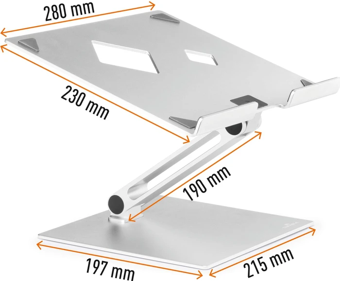 Durable Laptop Ständer Rise, Notebook-Stand 10-17"