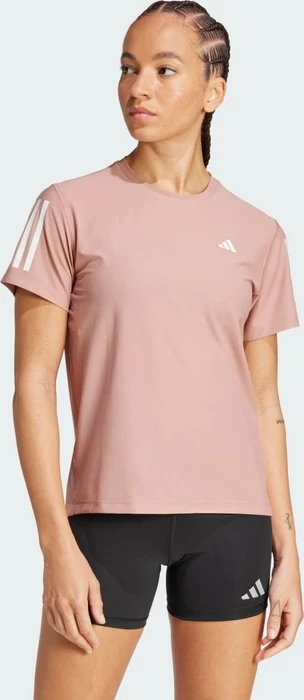 adidas Own The Run Laufshirt kurzarm warm clay (Damen)