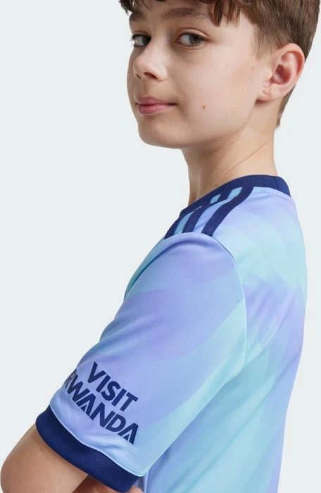 adidas FC Arsenal 2024/2025 Ausweichtrikot clear aqua/light flash purple (Junior)