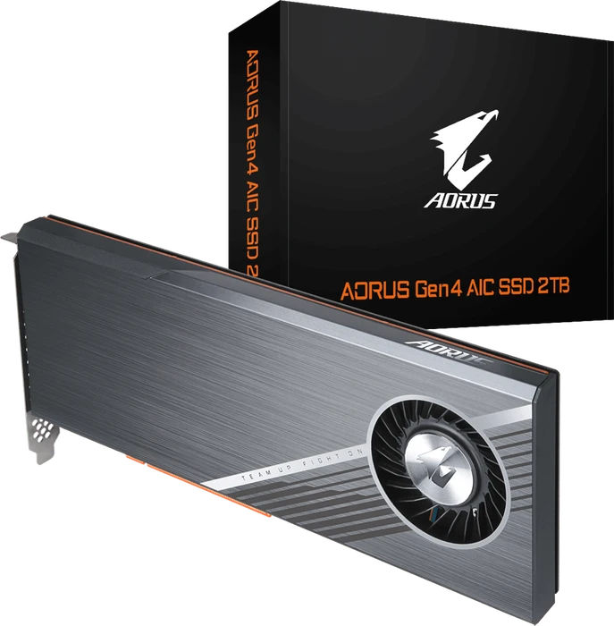 GIGABYTE AORUS Gen4 AIC SSD 2TB, Add-In Card / PCIe 4.0 x16