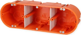 f-tronic HW Gerätedose massiv 3-fach
